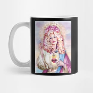 Our lady of Big Hair Art Mug